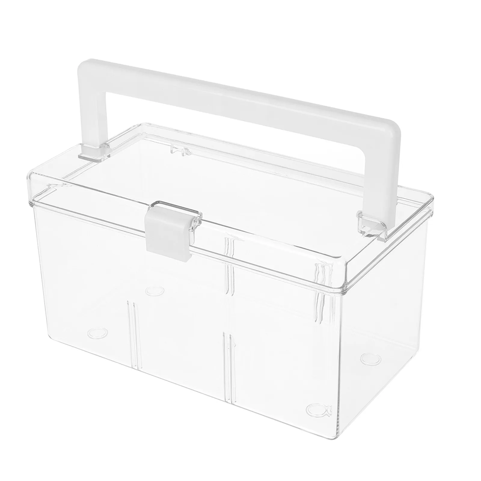 

Portable Transparent Acrylic Card Box Compact Clear Holder for Trading Cards Playing Cards Business Card Organizer