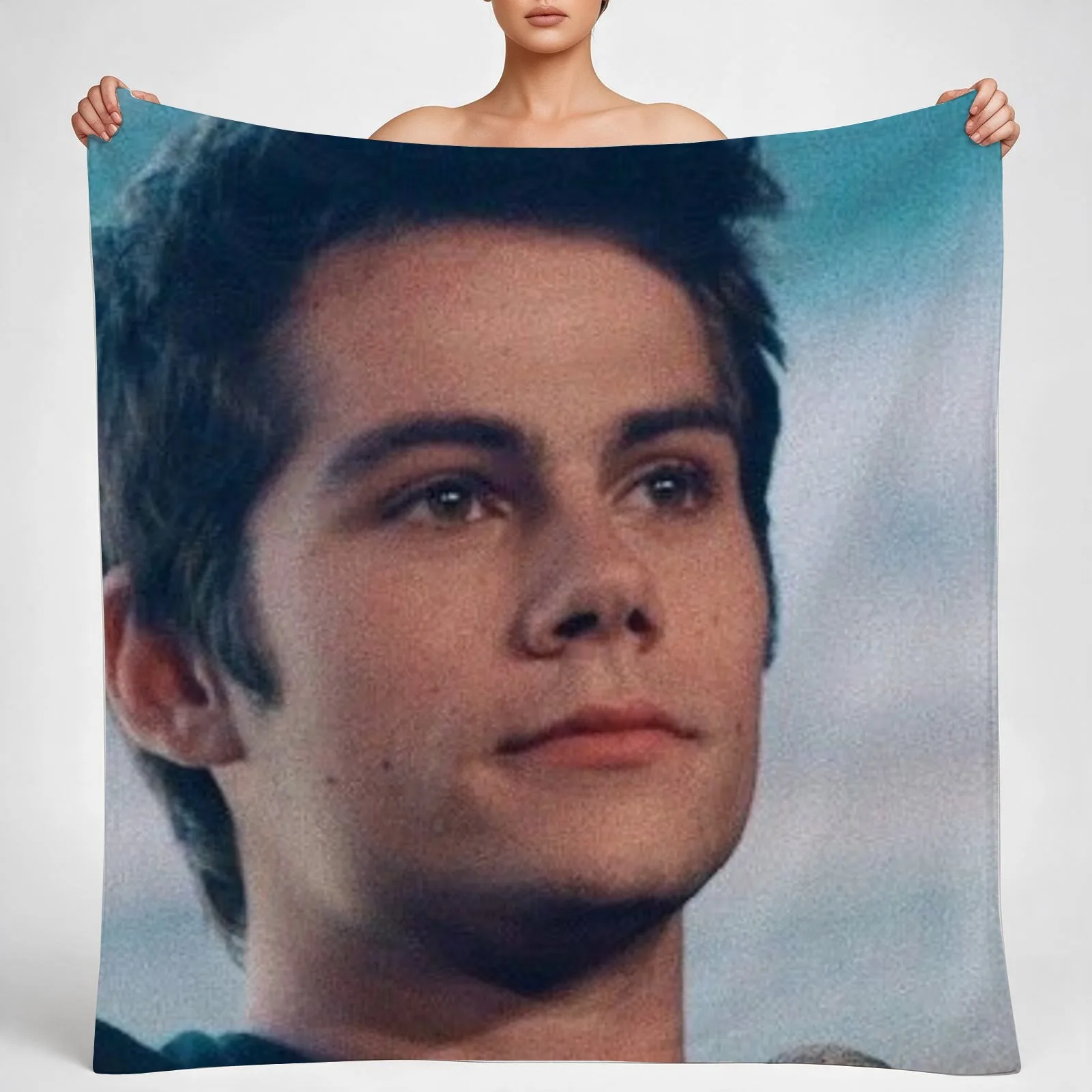 dylan obrien Throw Blanket couch cozy soft plush fuzzy picnic outdoor blanket
