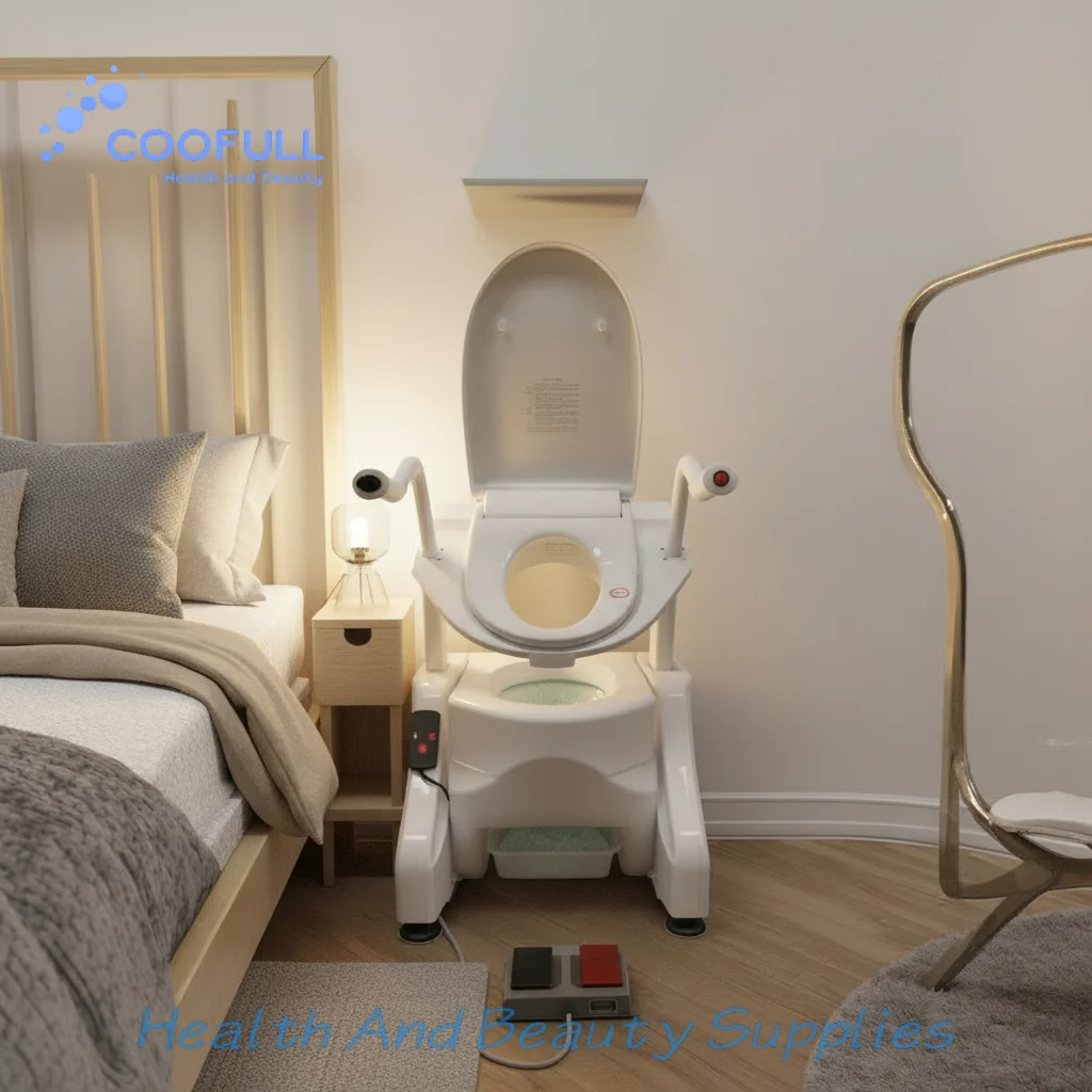 Coolfull Toilet Full-Automatic  Lifting Toilet Chair Disabled Elderly Moving Chair