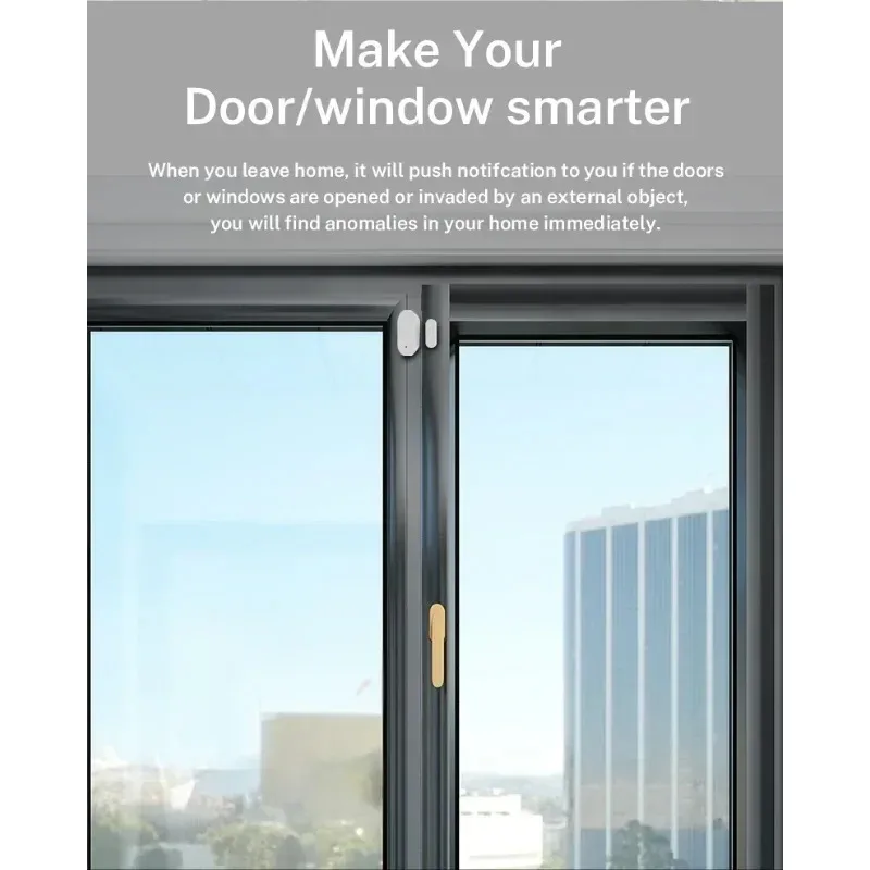 Zigbee 3.0 Tuya Door Sensor Window Sensor Home security For Smart Home Smart Life APP  Compatible with Alexa Google Assistant