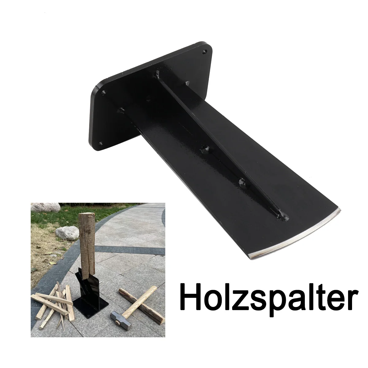 Manueller Holzspalter für Zuhause, Brennholzspalter für kleine Holzöfen und Kamine, manueller Holzspalter – Detail 3