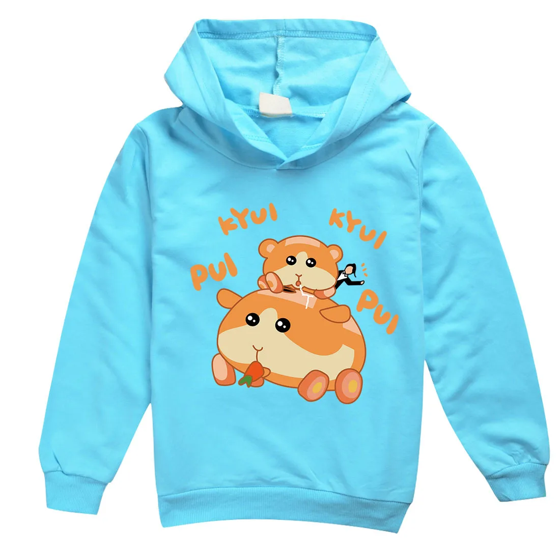 

2024 Spring Pui Pui Molcar Hoodie Kids Pop Harajuku Cute Costume Guinea Pigs Sweatshirt Boys Streetwear Drop Ship Girls Clothing