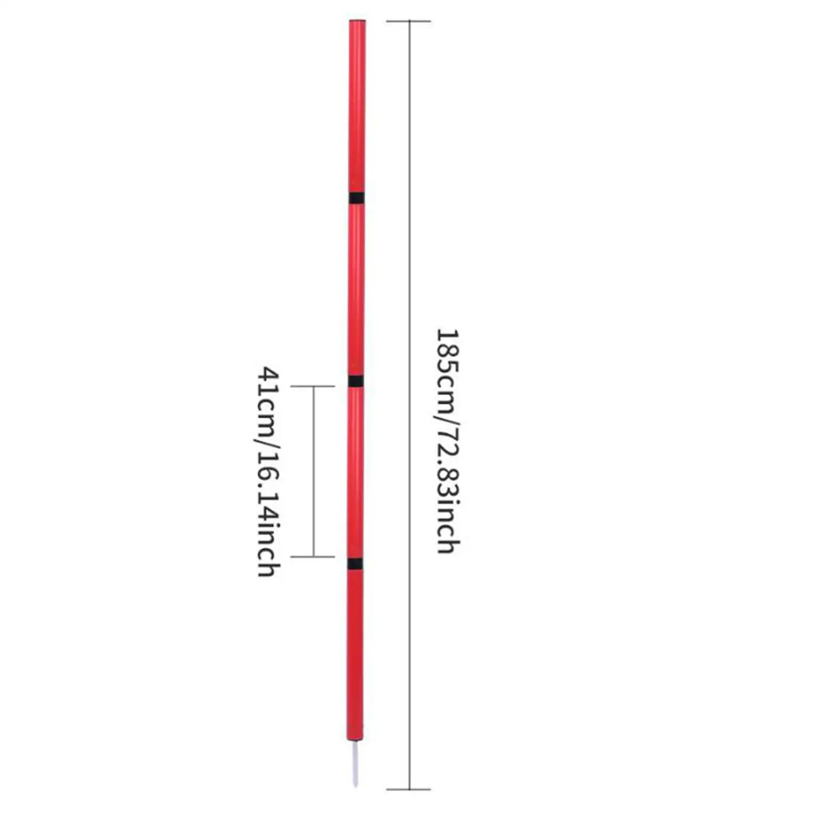 Varas de agilidade de treinamento Varas de treinamento de futebol Varas de treinamento de futebol para
