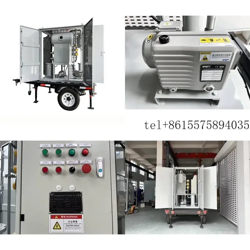 Hot ZY-M Outside Use Vacuum Transformer Oil Purifier Plant