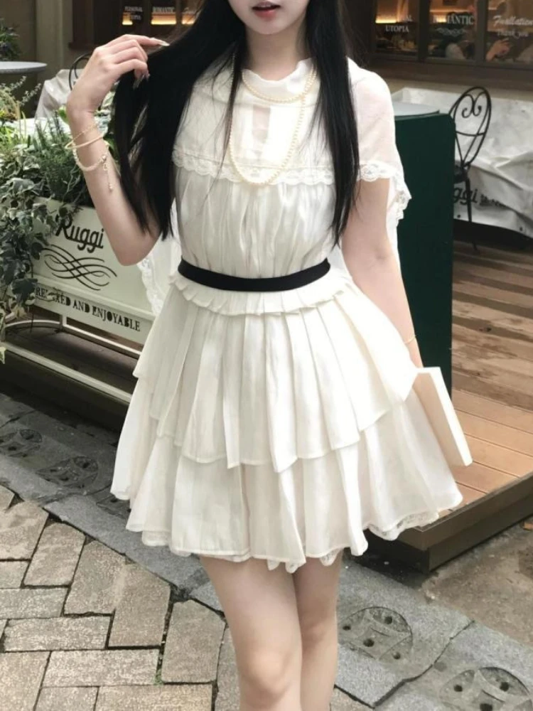 

Французское элегантное кружевное платье-шаль Pure Desire для женщин, новый дизайн, модное, нежное, без рукавов, в стиле Хепберн, 2026