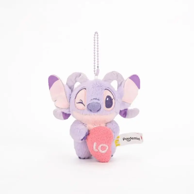 11cm Disney Animation Stitch Hug Magnetic Plush Combination Pendant, Backpack Dress, Keychain, Birthday Gift