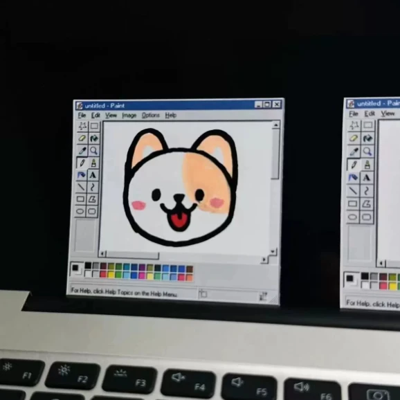 

Vintage Computer Drawing Sticky Notes 50 Sheets - Ideal for Artists & Office Use,Durable Adhesive Notes, Sticky Notes for Office