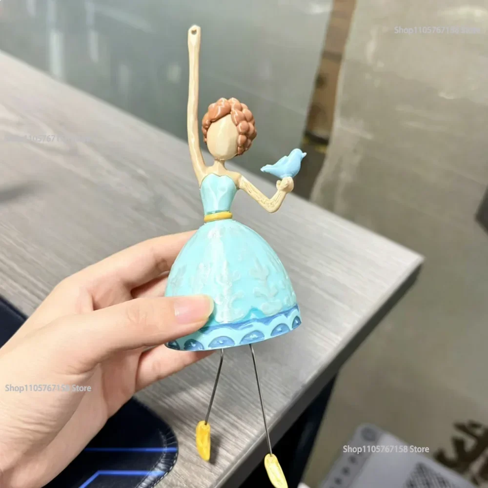 Vintage Whimsical Dancing Lady Hanging Decor,Wind‑Swaying Figurine Decor Wind‑Swaying Figurine Decor for Porch Patio Window