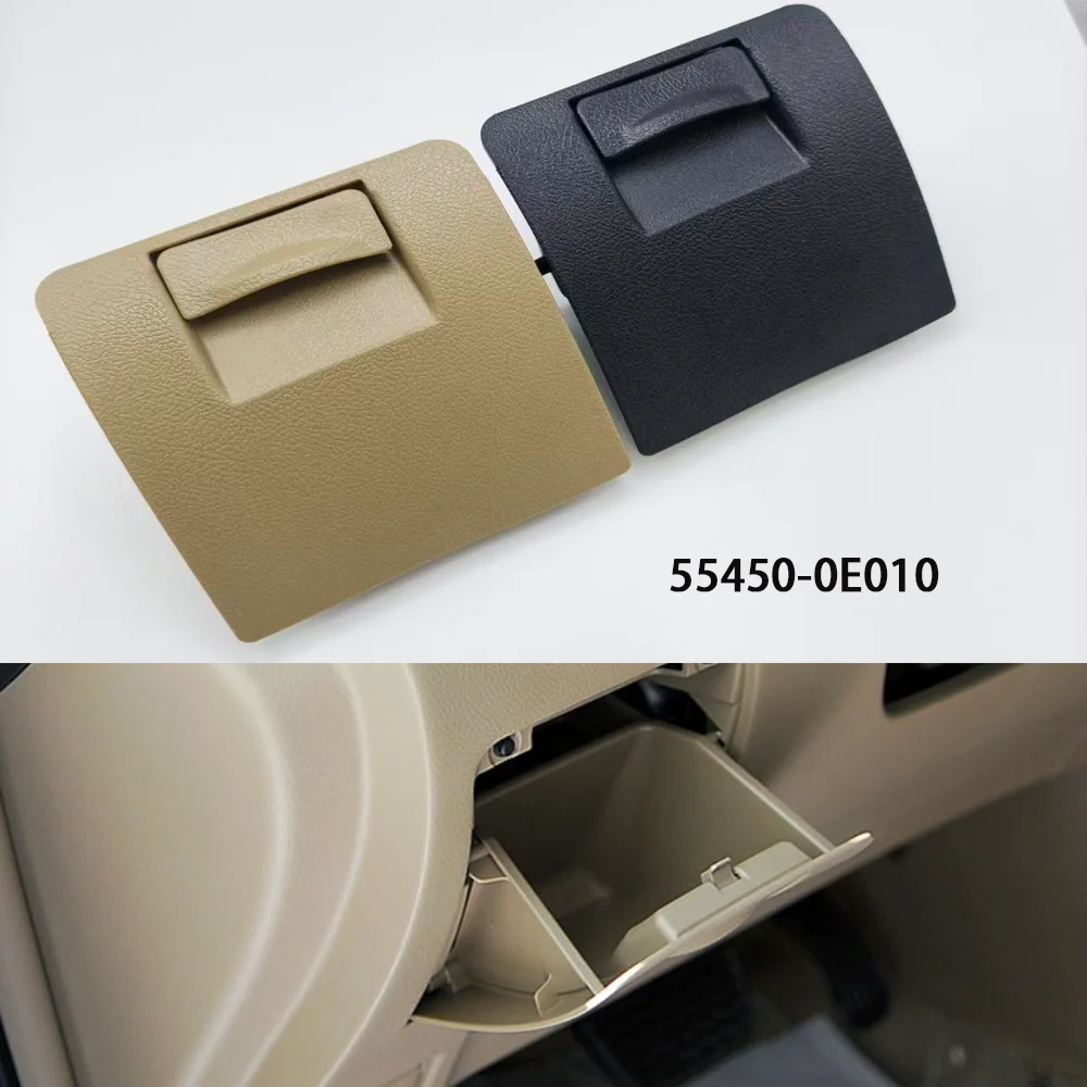 55450-0E010 Münzbox-Halter LH Armaturenbrett-Ablagefach für Toyota Highlander 2009-2018 LHD Schwarz Ersatzteil