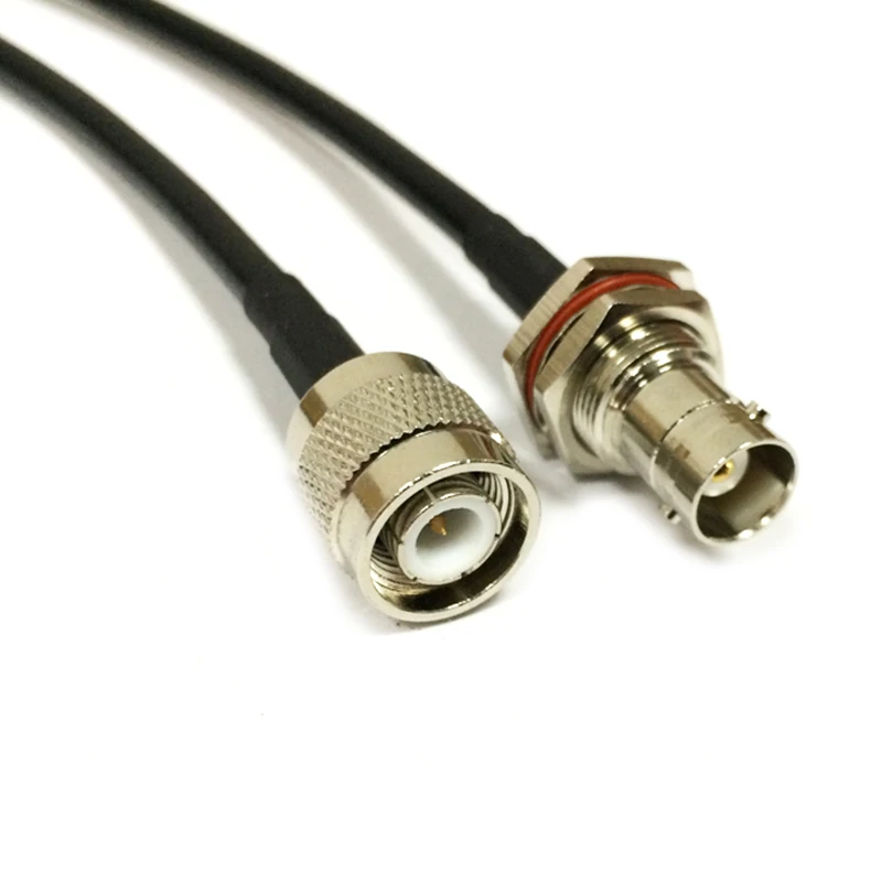 New  TNC   Male Plug  Switch  BNC  Female Jack  Pigtail Cable RG58 Wholesale  Fast Ship 50CM 20