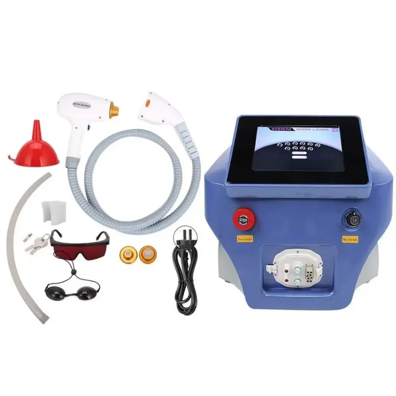 Factory Price Diode Hair Removal Machine Permanent Painless Full Body Hair Removal 808nm 3 Wavelengths Alexander 2024