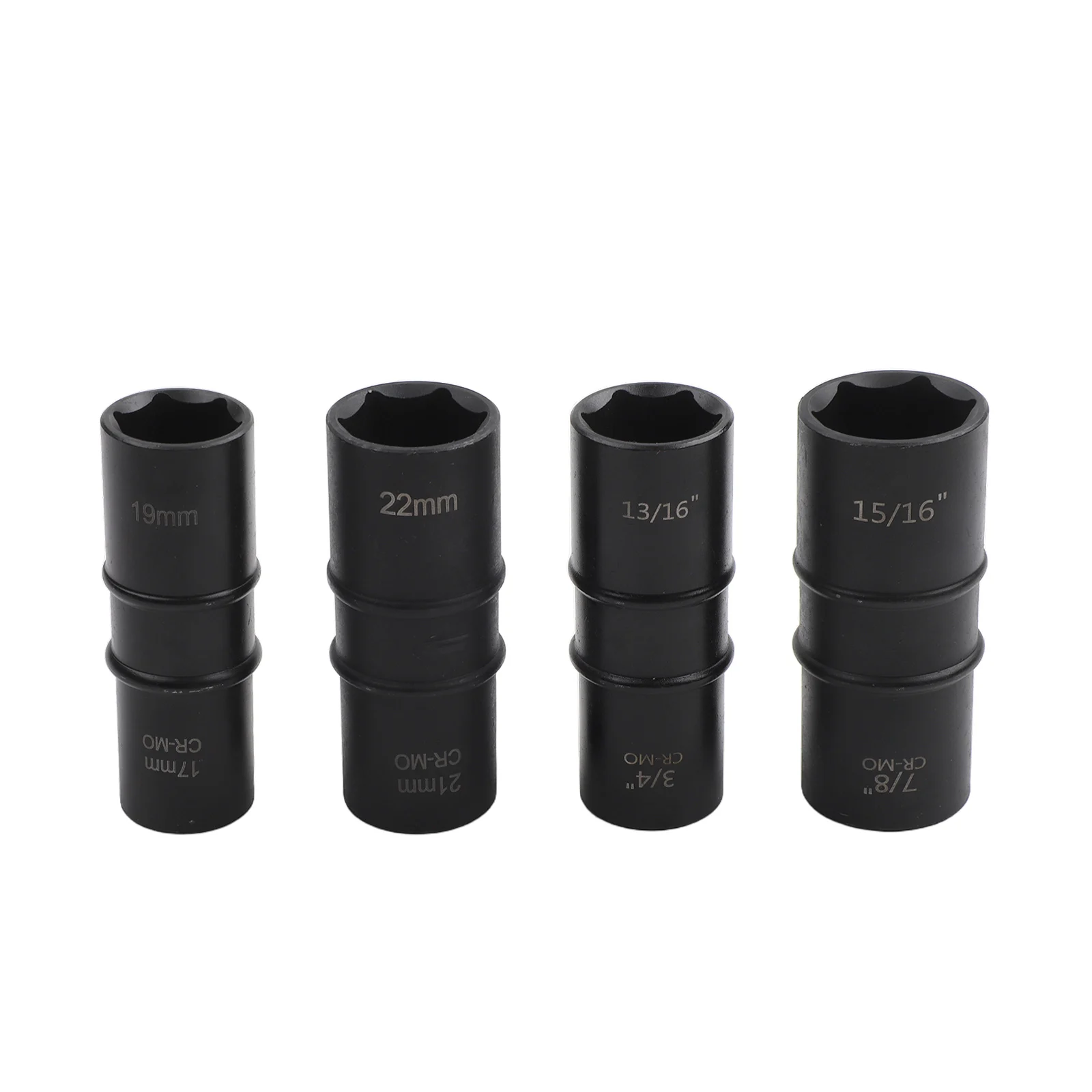 5Pcs 1/2inch Drive For Impact Socket Flip Socket  Double Ended Nut Sockets 2025 Hot Sale Brand. New And High Quality