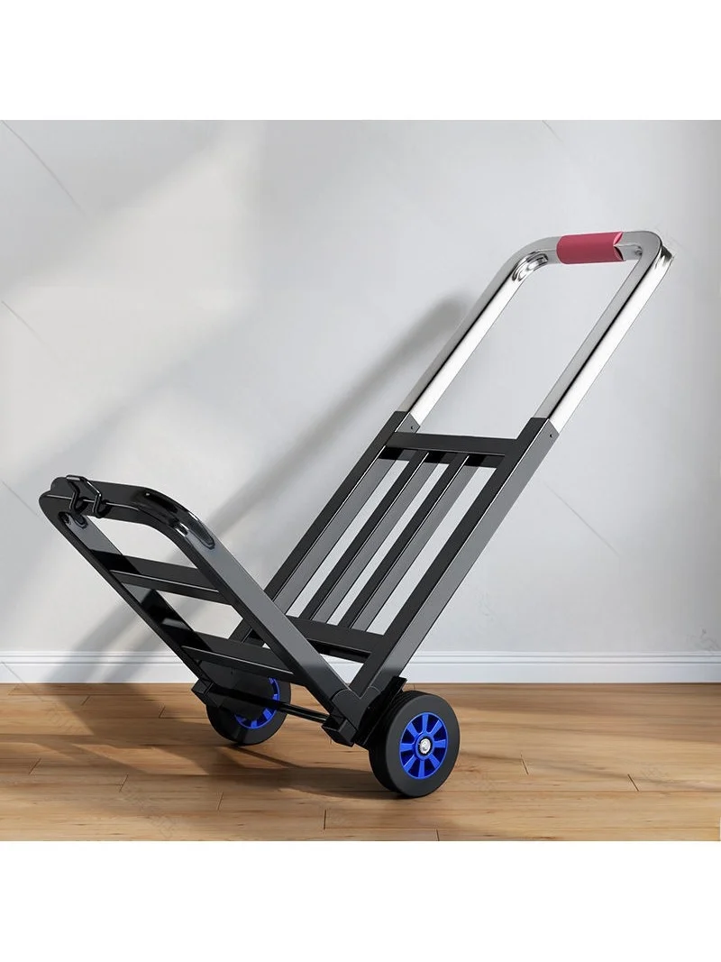 軽量ポータブルショッピングカート家庭用小型トロリー野菜購入用押しカート持ち運びやすい荷物運搬車