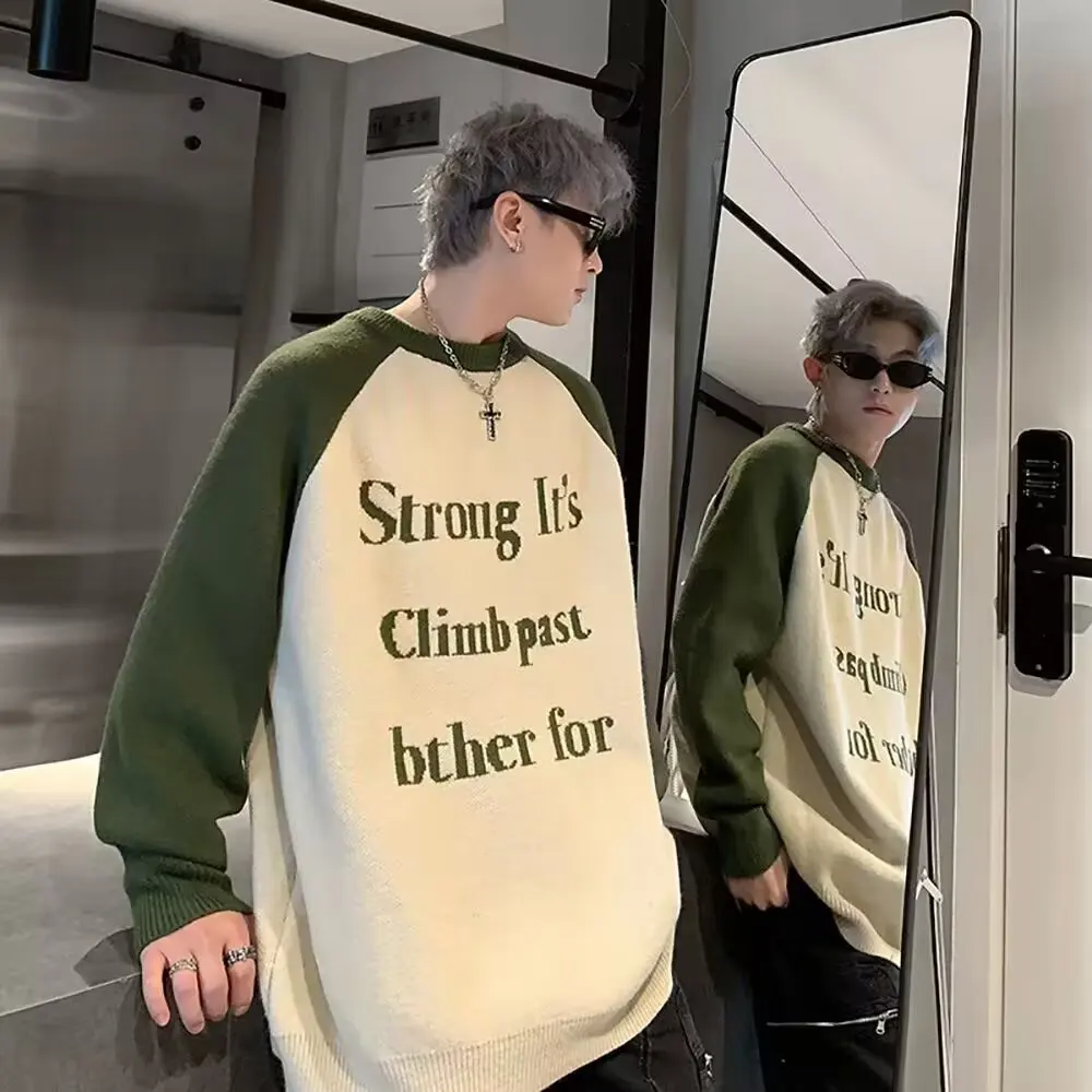 

Loose Thiened Men's Hoodie American Casual Sle Polyester Fiber Long Sve Autumn Winter Large Size Sweatirt