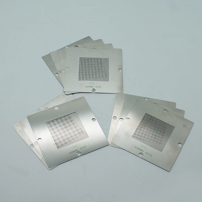 Stencil BGA da 90 mm 10 pz/set Parti di Macchine di Saldatura per Laptop Stazione di Rilavorazione BGA Reballing Universale Kit di Migliore Qualità