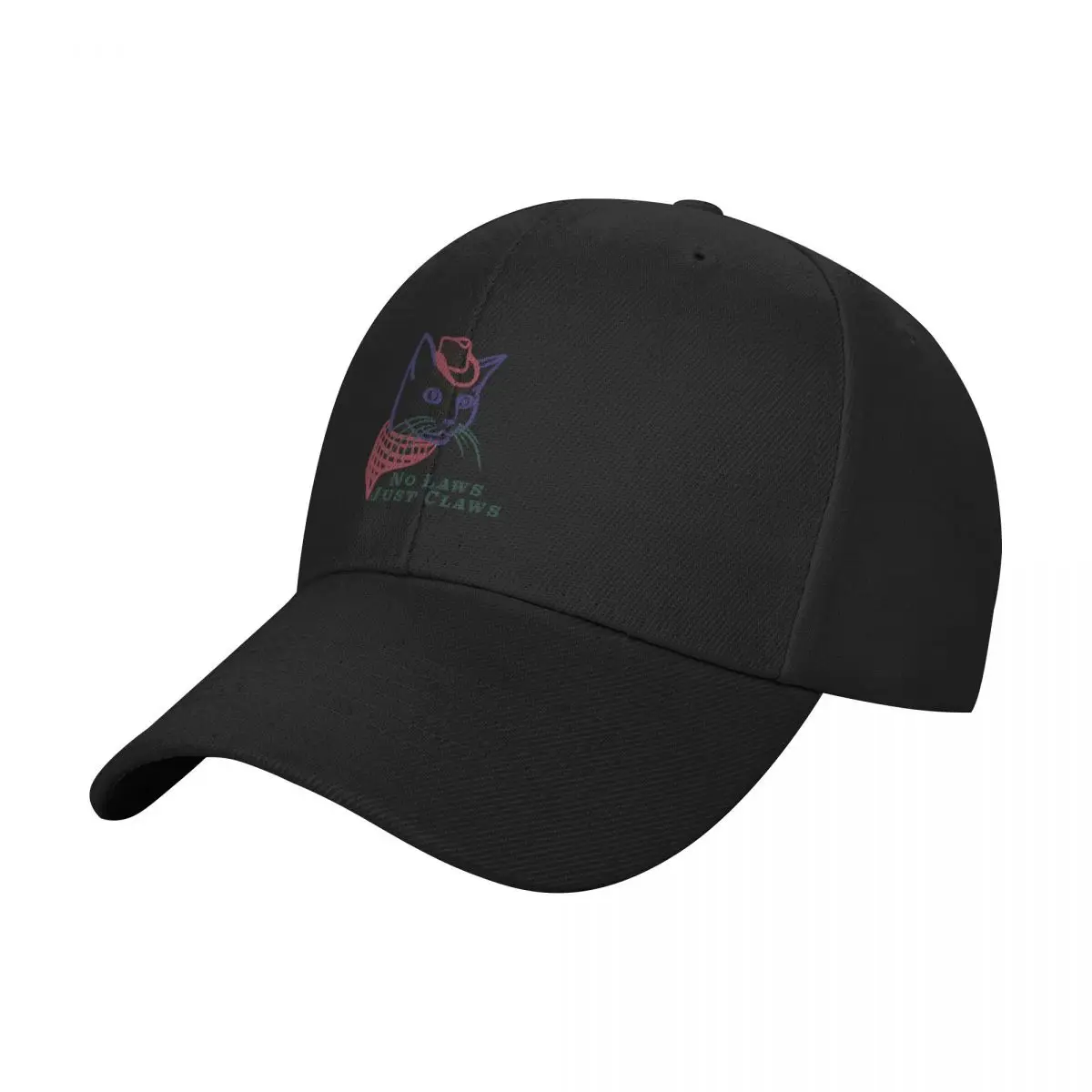 

Kitty Bandit, No Laws Just Claws (Light Apparel) Baseball Cap funny hat fishing hat New In The Hat Unique hats For Women Men's