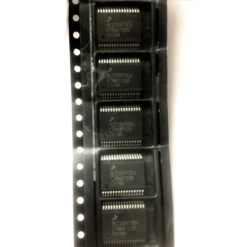 MCZ33972EW (10pieces) SOIC-32 Multiple Switch Detection Interface with Suppressed Wake-up, Original In Stock
