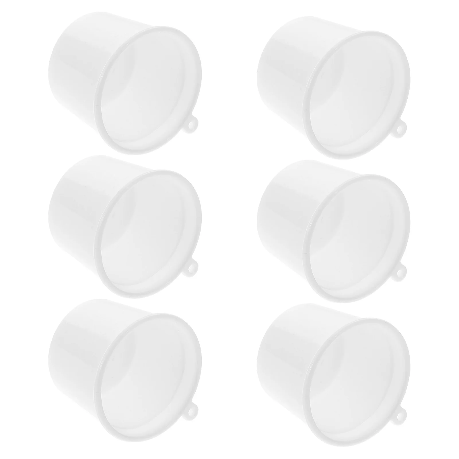 

6Pcs Simulation Cups Miniature White Plastic DIY Tiny House Decorations Dollhouse Accessories Photo Props Party Ornaments