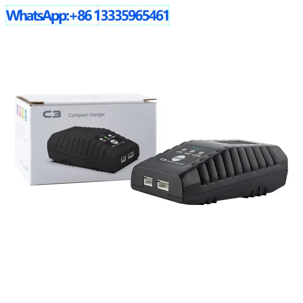 

2Pcs Toolkitrc c3 New Single Balanced Charger AC Input LiPo LiHV 2-3S 25W 2.2A