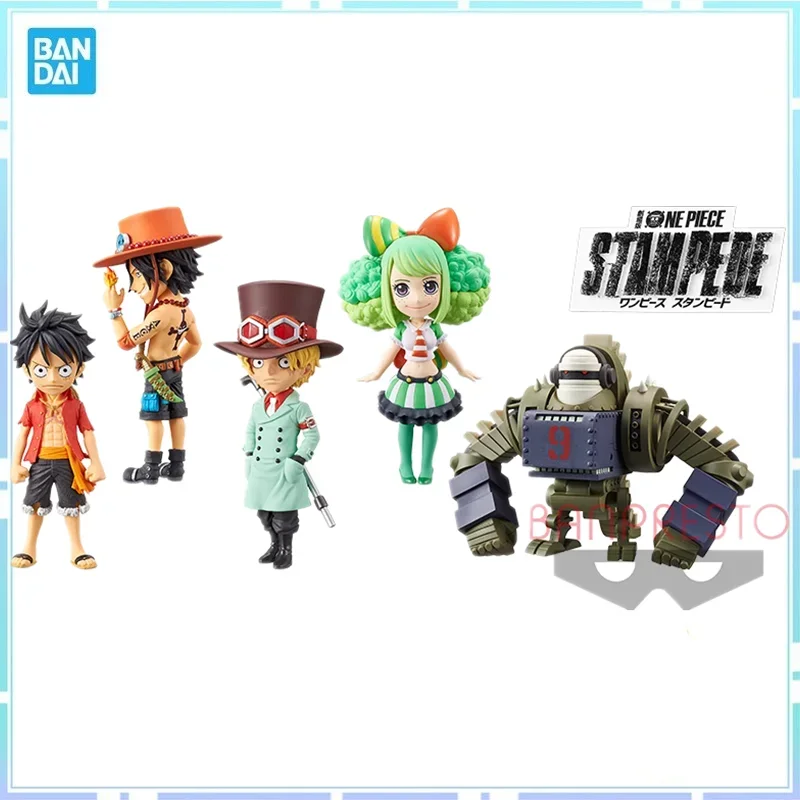 

Bandai Original Banpresto Anime One Piece WCF STAMPEDE 3 Luffy Ace Sabo PVC Action Figure Model Collectible Toy Gifts