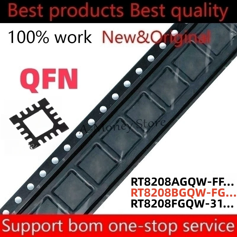 

(5pcs)RT8208A RT8208AGQW FF=ED FF=.. RT8208BGQW RT8208B FG=CL FG=.. RT8208FGQW RT8208F 31=EE 31=.. QFN-16