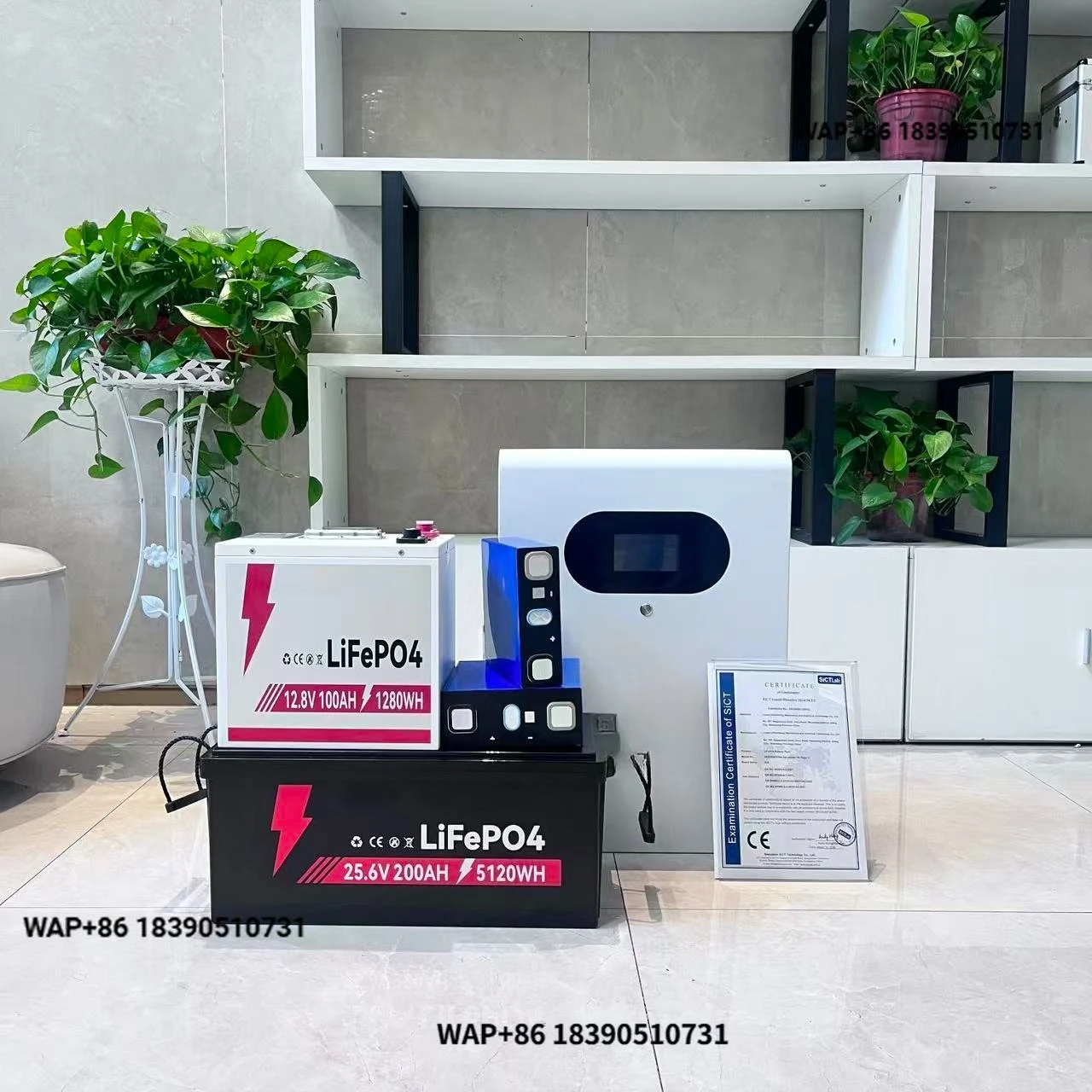 10-Year warranty Monocrystalline silicon system 10Kw 15Kwh inverter 51.2V 300Ah 48v lithium iron phosphate battery pack