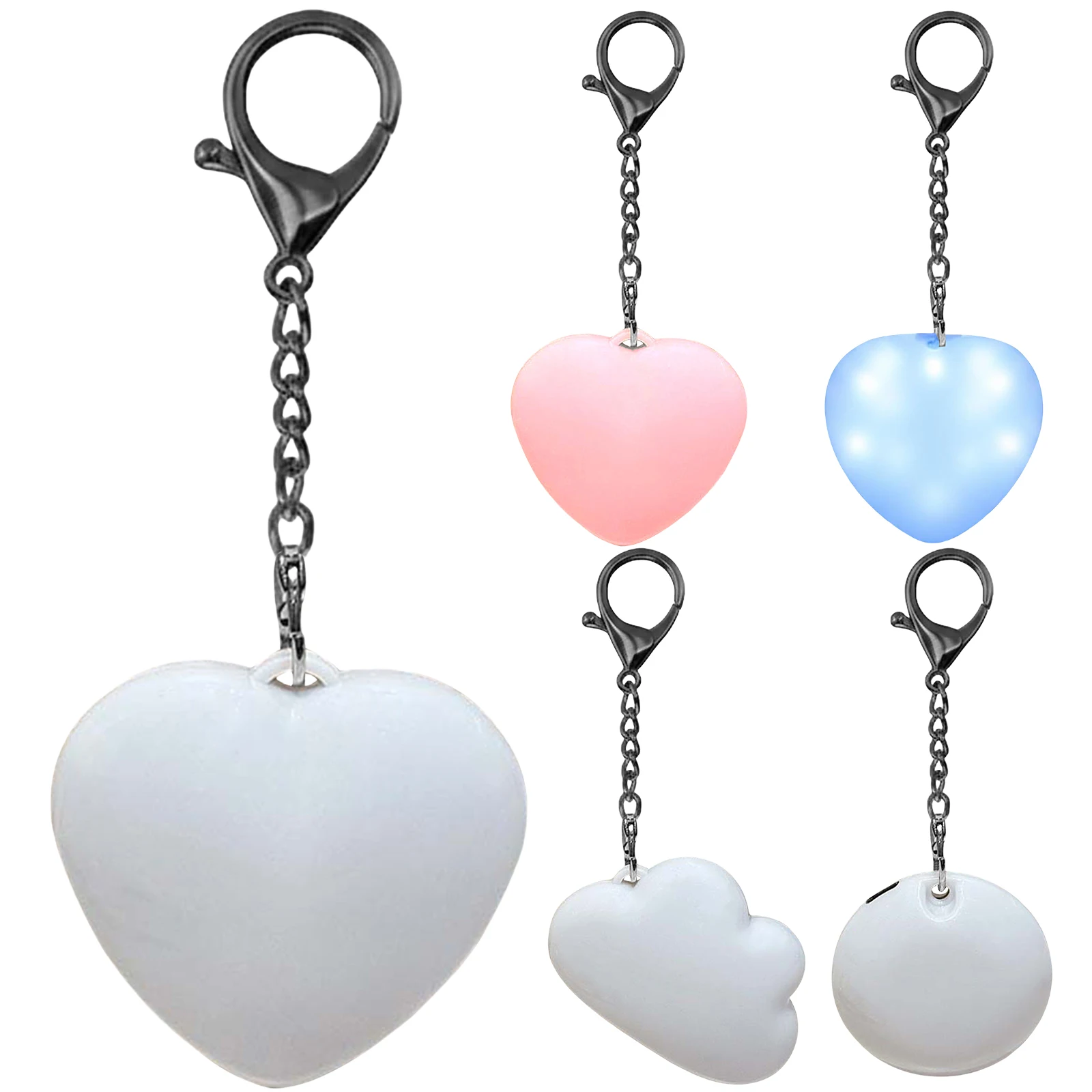 Heart Purses Light Keychain Rechargeable Mini Flashlight with LED Automatic Sensor Touch Mini Bag Lights for Women Girls Gifts