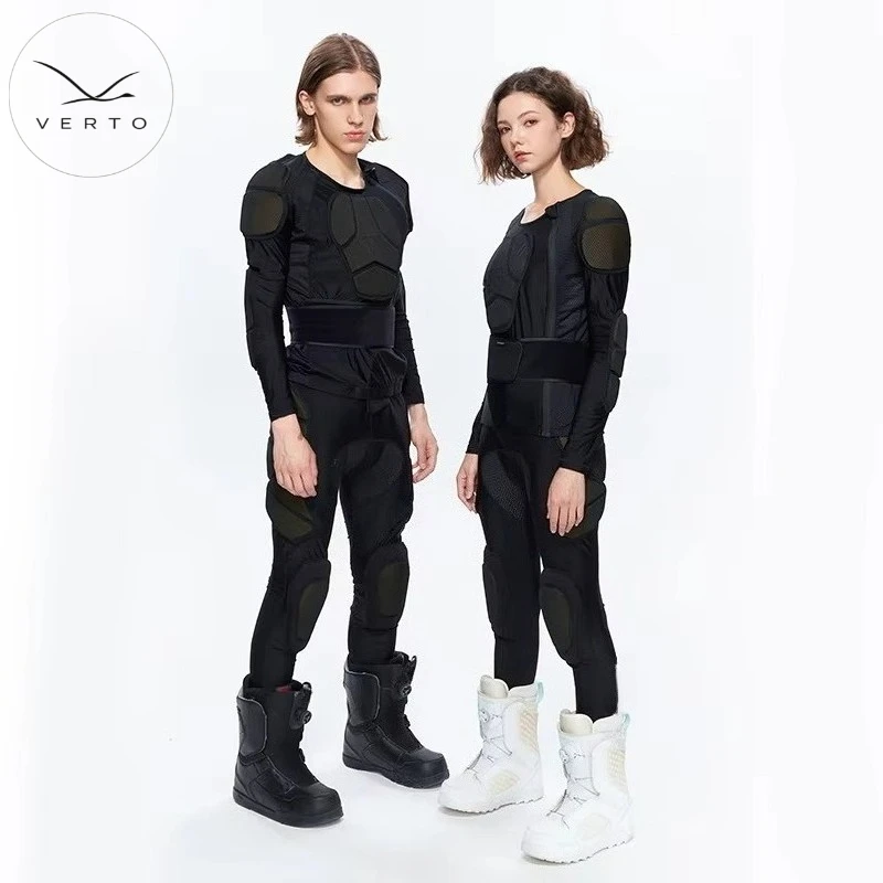 Premium Ski Protective Top with Shock-Absorbing Padding Breathable Design for Freestyle and All-Mountain Skiing