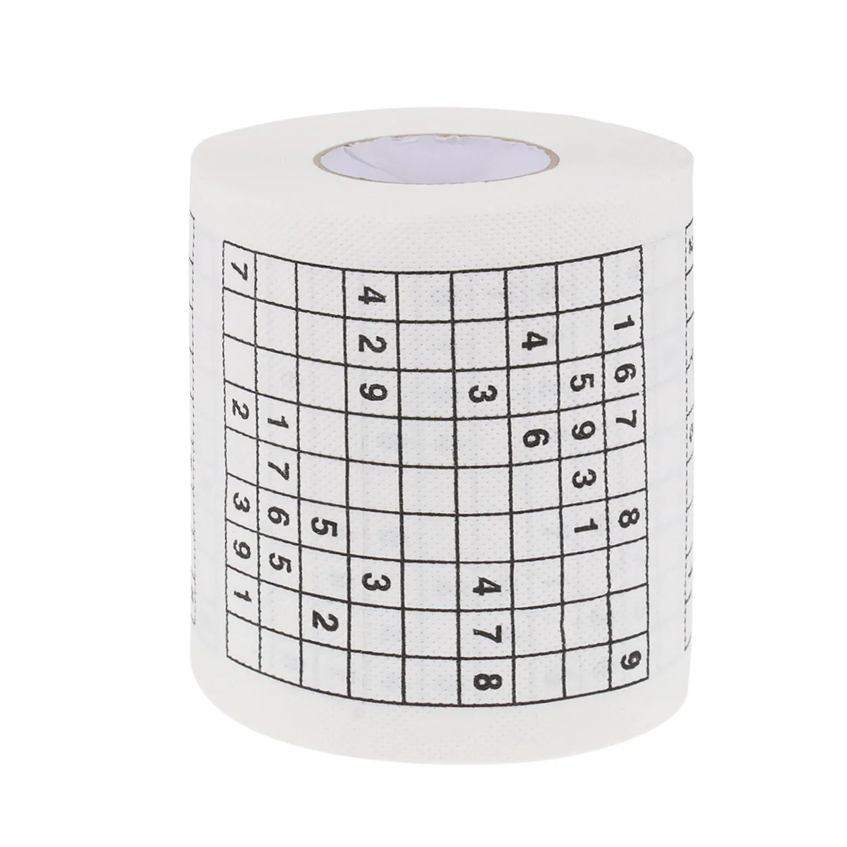Sudoku Printed Tissue Paper Eco-Friendly Comfortable Size Fits Any Holder Home Cafe Toilet Paper Roll Tissue Roll