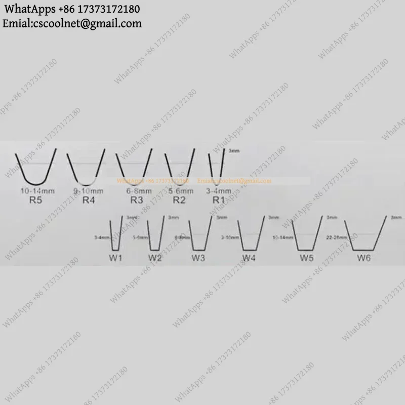 Copper Tire Grooving Cutter Head Replacement for V.U Engraving Machine Rubber Retreading Slotting Tool 20 Pack