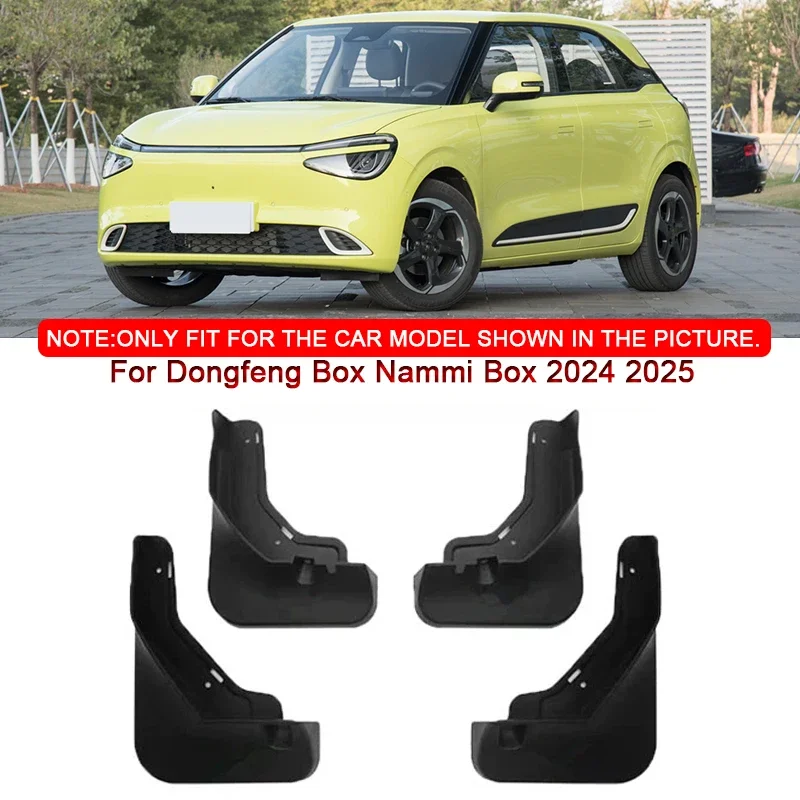 

For Dongfeng Box Nammi Box 2024 2025 Car Styling ABS Car Mud Flaps Splash Guard Mudguards MudFlaps Front Rear Fender Accessory