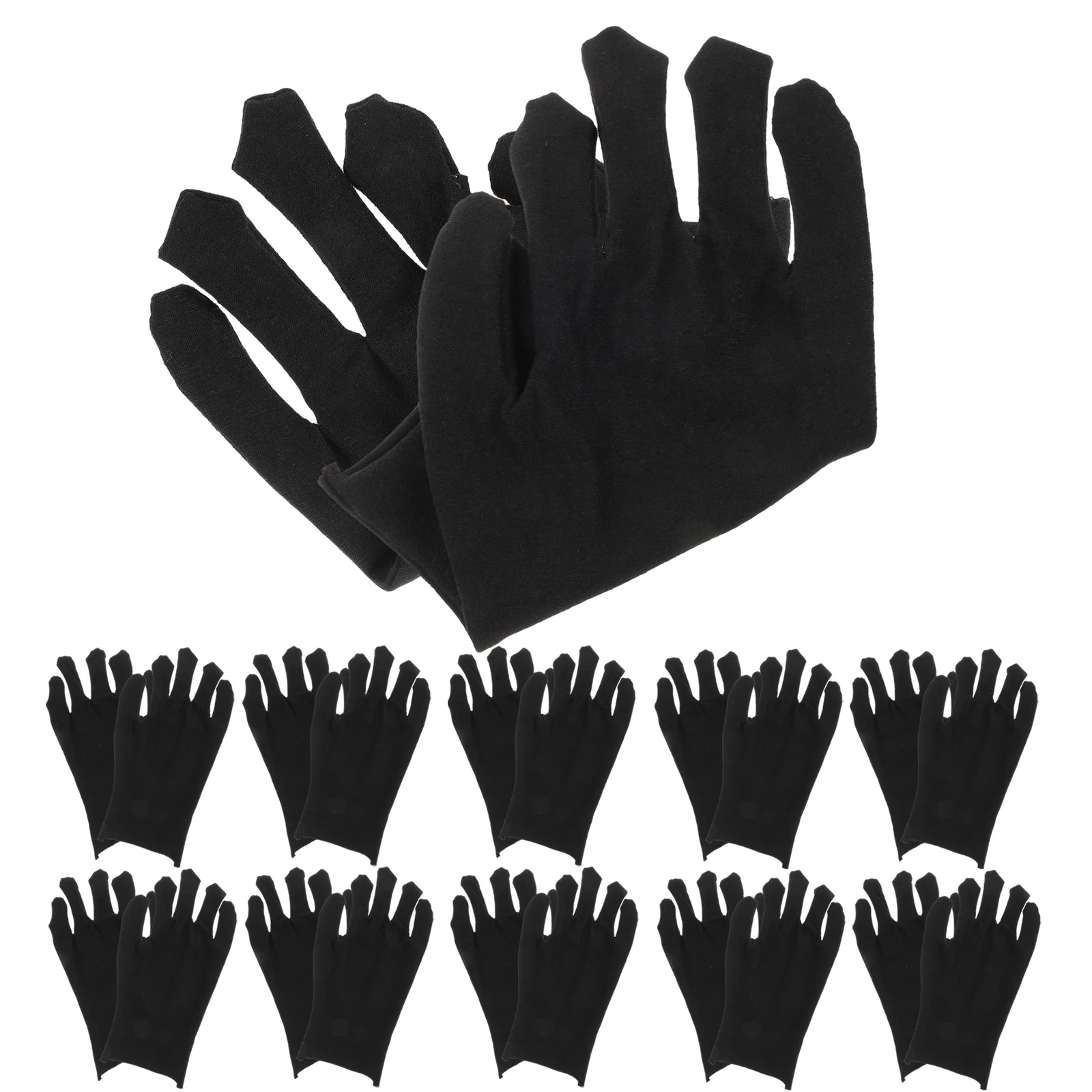 12 Pairs Labour Protection Gloves Hand Work Elasticity Cotton Working Miss Mechanic