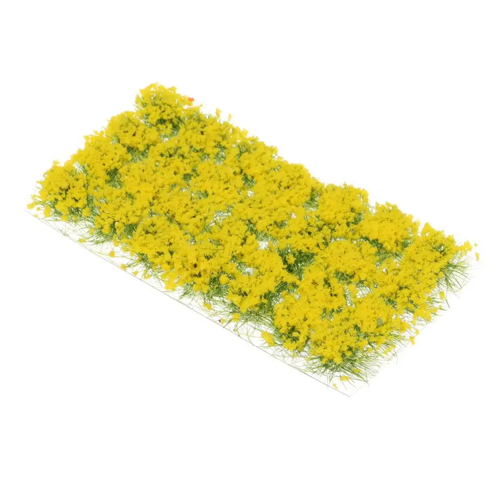 28PCS/Box Model Scene Simulation Terrain Production Flower Cluster Mini Micro Landscape Wild Miniature Grass Game Sandbox
