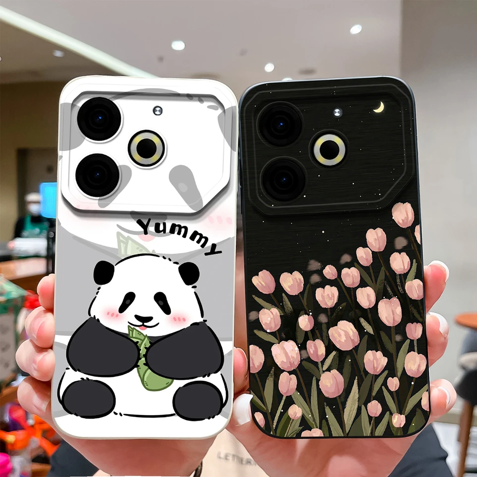 For Tecno Pova 6 Neo 6 Pro 6 Case Lovely Cat Shell Silicone Soft Durable Coque For Pova 6Neo Phone Cover Pova6Pro Fundas Carcas