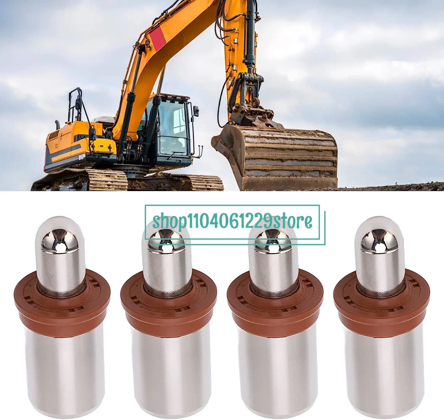 4 Pcs Joystick Handle Control Valve, High Hardness Good Sealing Excavator Joystick Handle Button For PC200 7,PC200 8