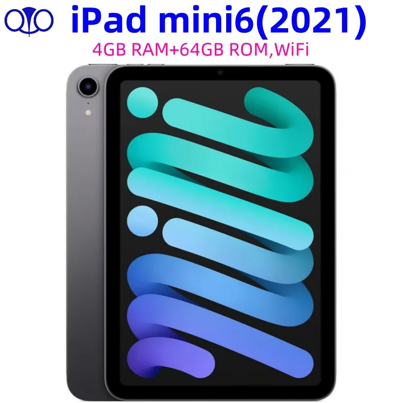 

97% New Original iPad mini6 2021 Unlocked Apple iPad Tablet 64GB A15 Bionic iOS Tablet WiFi