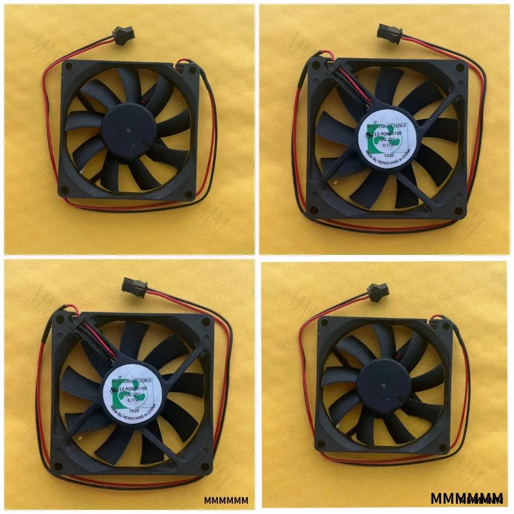 TT 1 piece RDM8015B 8015 12V 0.17A 8CM 2-pin chassis cooling fan