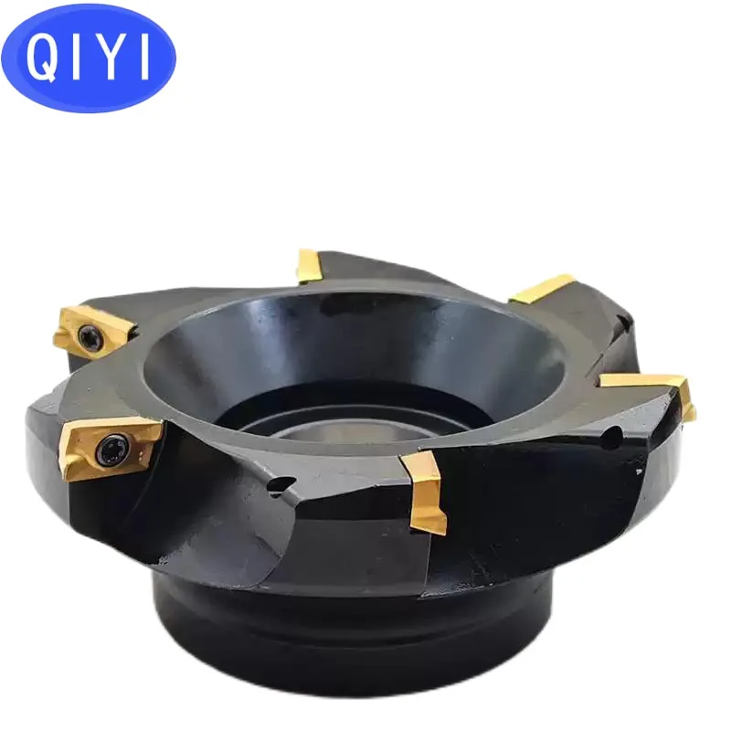 RAP300/400R NC 75-Degree Milling Cutter Head, And Horizontal Blade APMT1135/1604 With Auxiliary Angle Plane Cutter Head