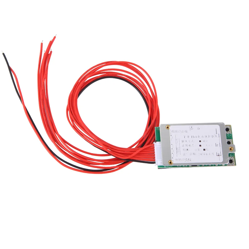 7S 24V 15A Защитная плата литий-литиевой батареи BMS PCB плата для электрического скутера E-Bike