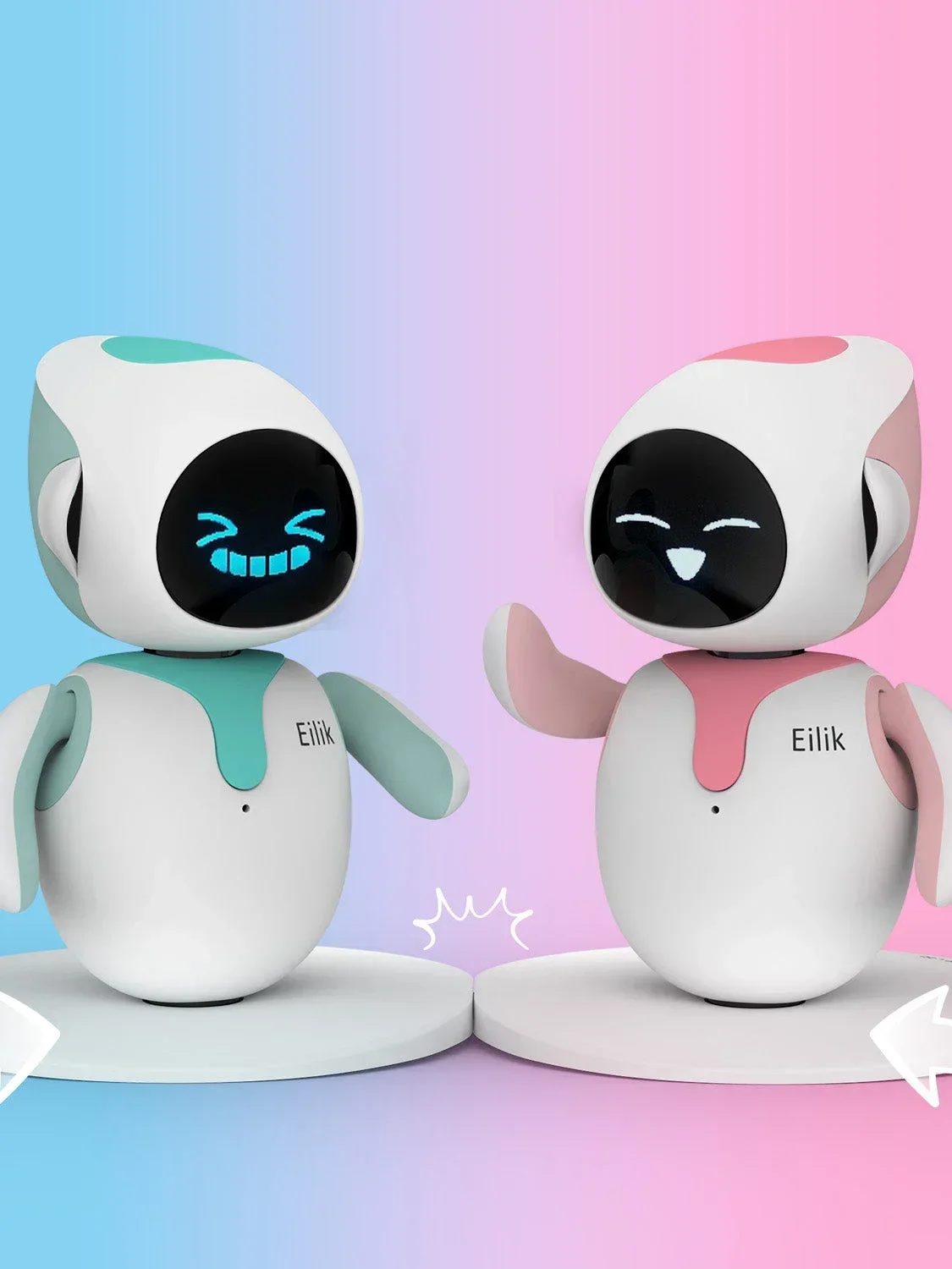 Eilik Smart Robot Intelligent Ai Robots Interactive Emo Accompany Spanish Voice Electronic Kid Toys Smart Robot Mini Desktop Emo