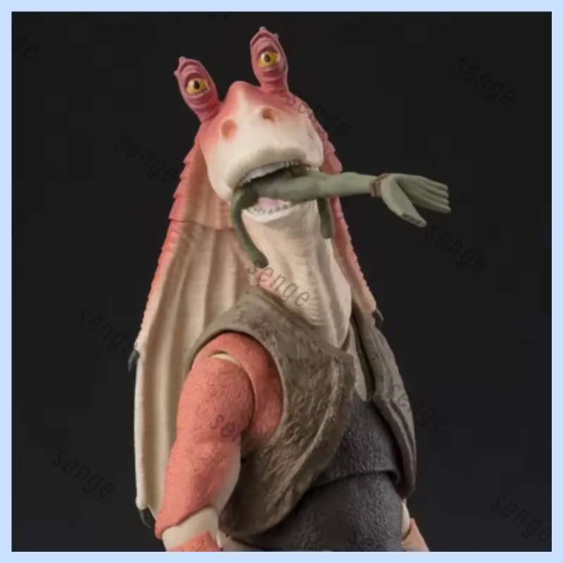 [Genuine New Spot] Bandai SHF Soul Limited Star Wars Jar Jar Binks The Phantom Menace Figura de acción Edición del 25.º aniversario