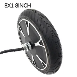 8 Inch Electric Scooter Motor Brushless Hub  Wheel for 350W  and Mini Scooters, 8x1 Tire