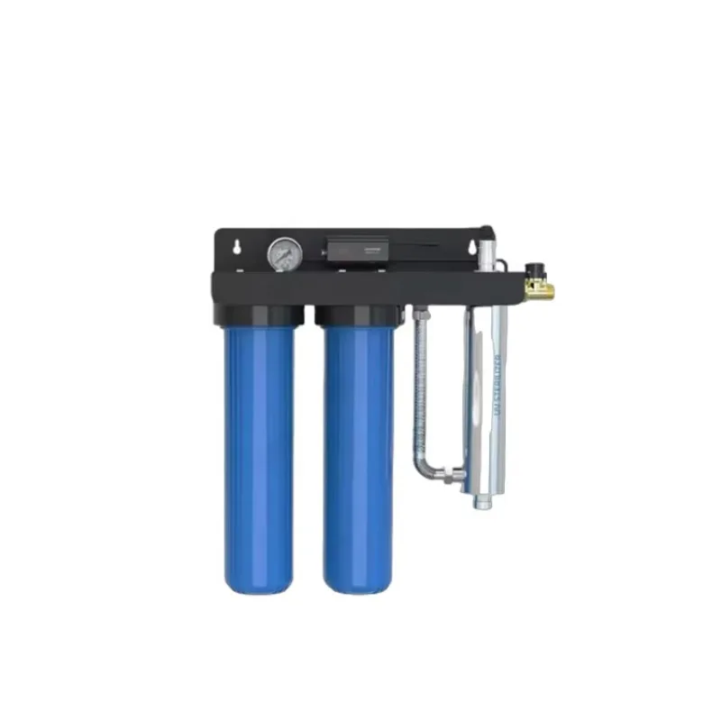 

48W Wall-Mounted 2 Stage 20 Inch PP Filter Housing with UV Disinfected Cabinet EPS-203 for Whole House