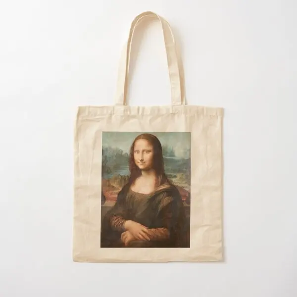 Mona Lisa Emily In Paris Season 2 Co  Canvas Bag Designer Foldable Unisex Shoulder Bag Travel Handbag Women Casual Reusable