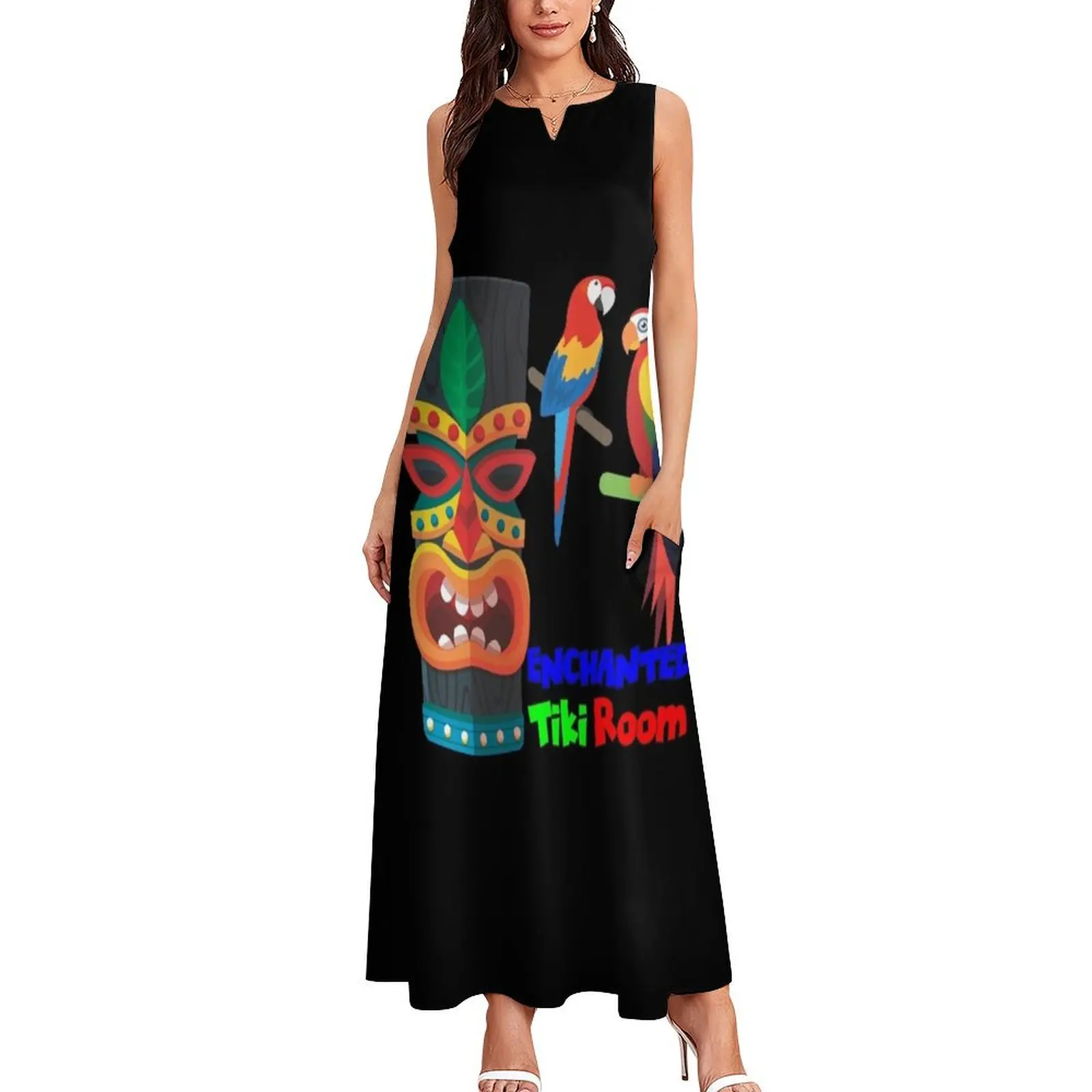 ENCHANTED TIKI ROOM Long Dress Casual dresses Party dresses for women Woman fashion luxury woman party dress