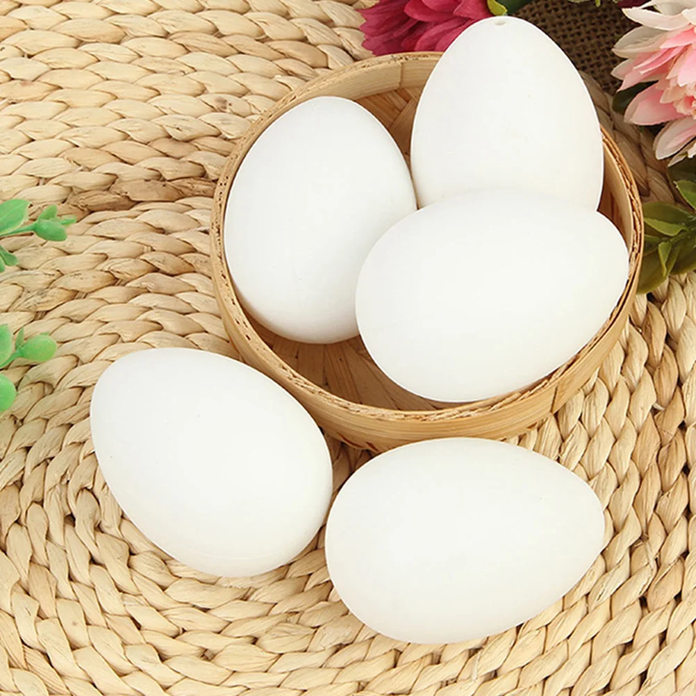 30 Pcs Imitation Eggs DIY Hand Painted Kids Toy Set Children's Painting Hand-painted Plastic Easter Graffiti