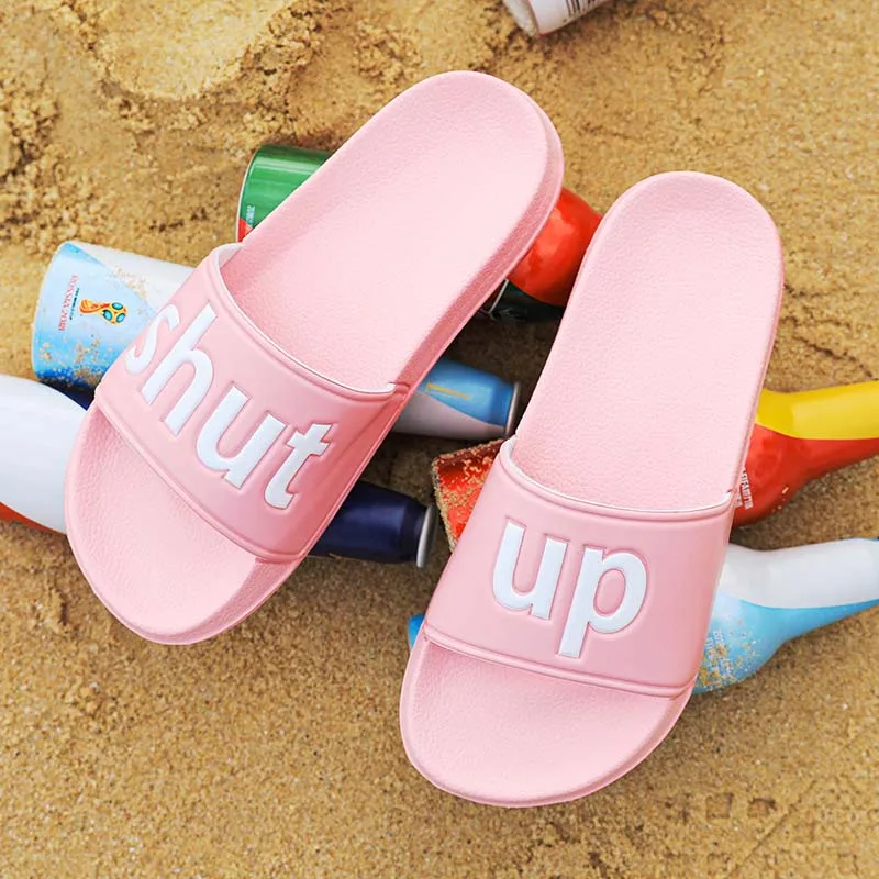 Light Weight Men Slider Slippers Fashion Casual Shoes Non-slip Slides Bathroom Summer Sandals Soft Sole Flip Flops Men