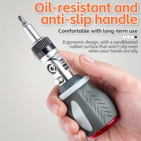180 Degree Multi-Angle Screwdriver 9-in-1 Cross, Straight, Triangle Strong Magnetic Household Multifunctional Screwdriver Set