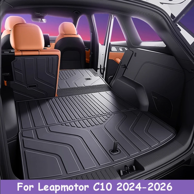 

Для Leapmotor C10 2024-2026 салон автомобиля аксессуары против грязи встроенная подушка багажника из ТПЭ комплексная защита