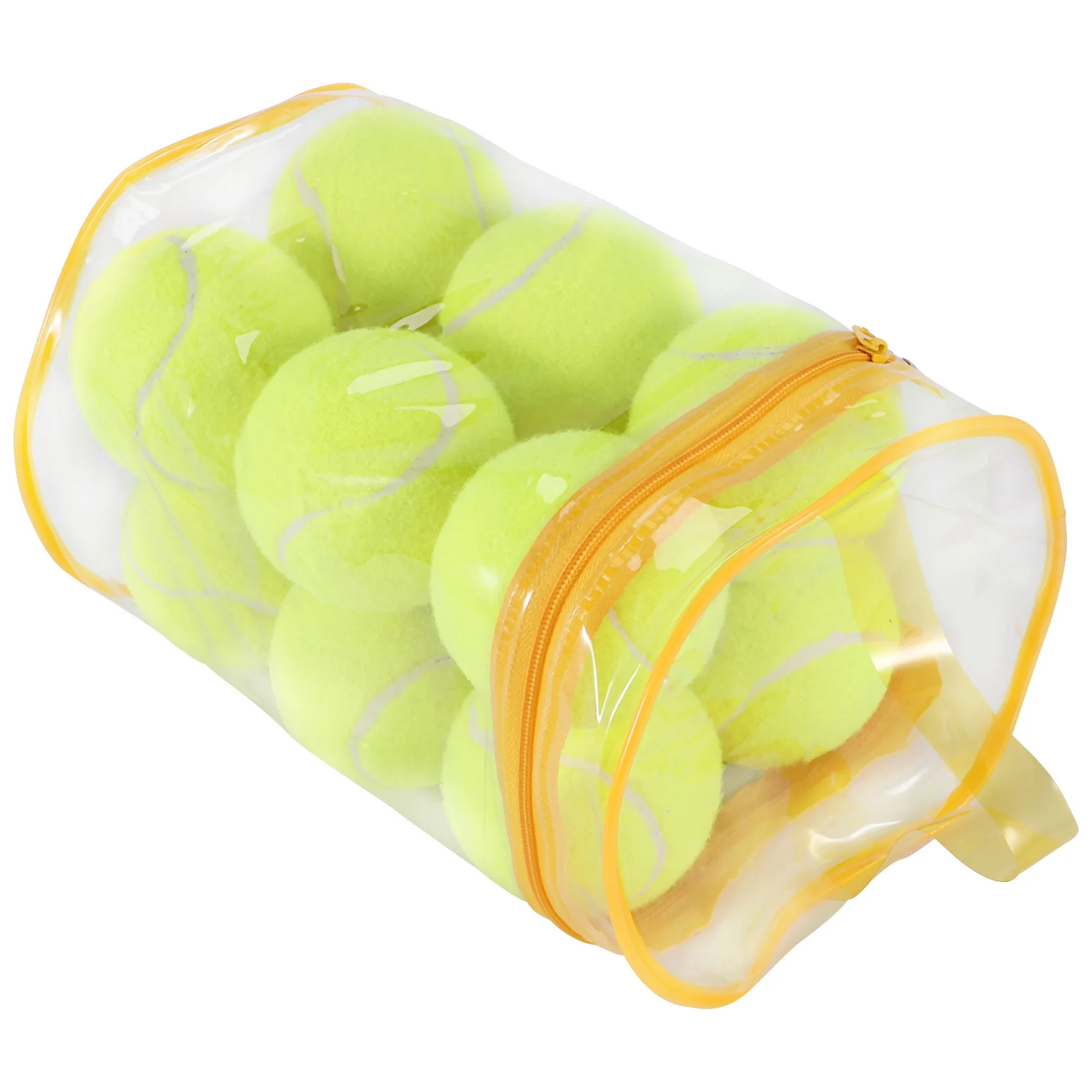 

ABHQ-Теннисные мячи, 12 упаковок, прочный теннисный мяч под давлением, тренировочный теннисный мяч с высоким отскоком, тренировочный теннисный мяч для начинающих